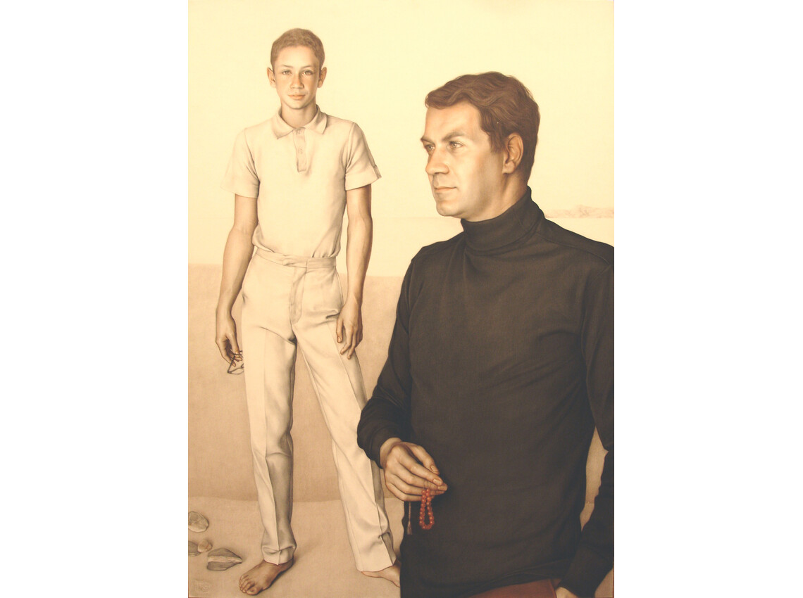 Portrait de Leland Rosenberg et de son fils