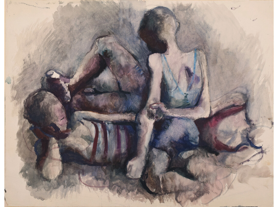 Group of Young Bathers