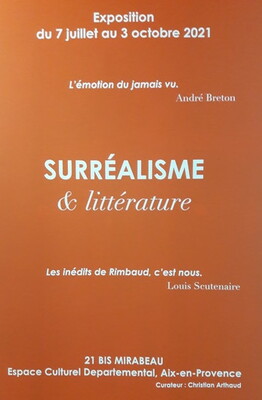 "Le Surréalisme et la Littérature" at Aix-en-Provence