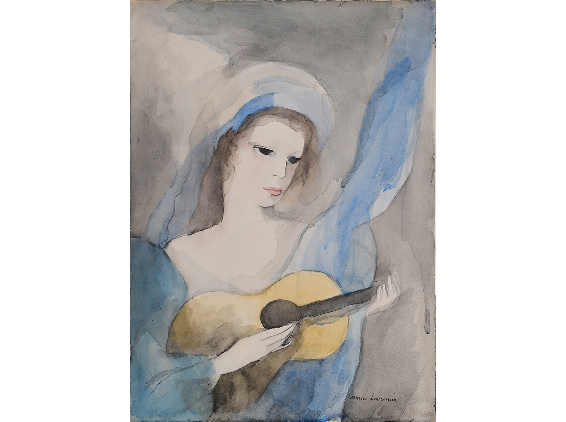 Jeune Fille jouant du Luth