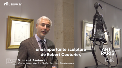 Museum TV- Interview Robert Couturier's sculpture exhibited at Art Paris